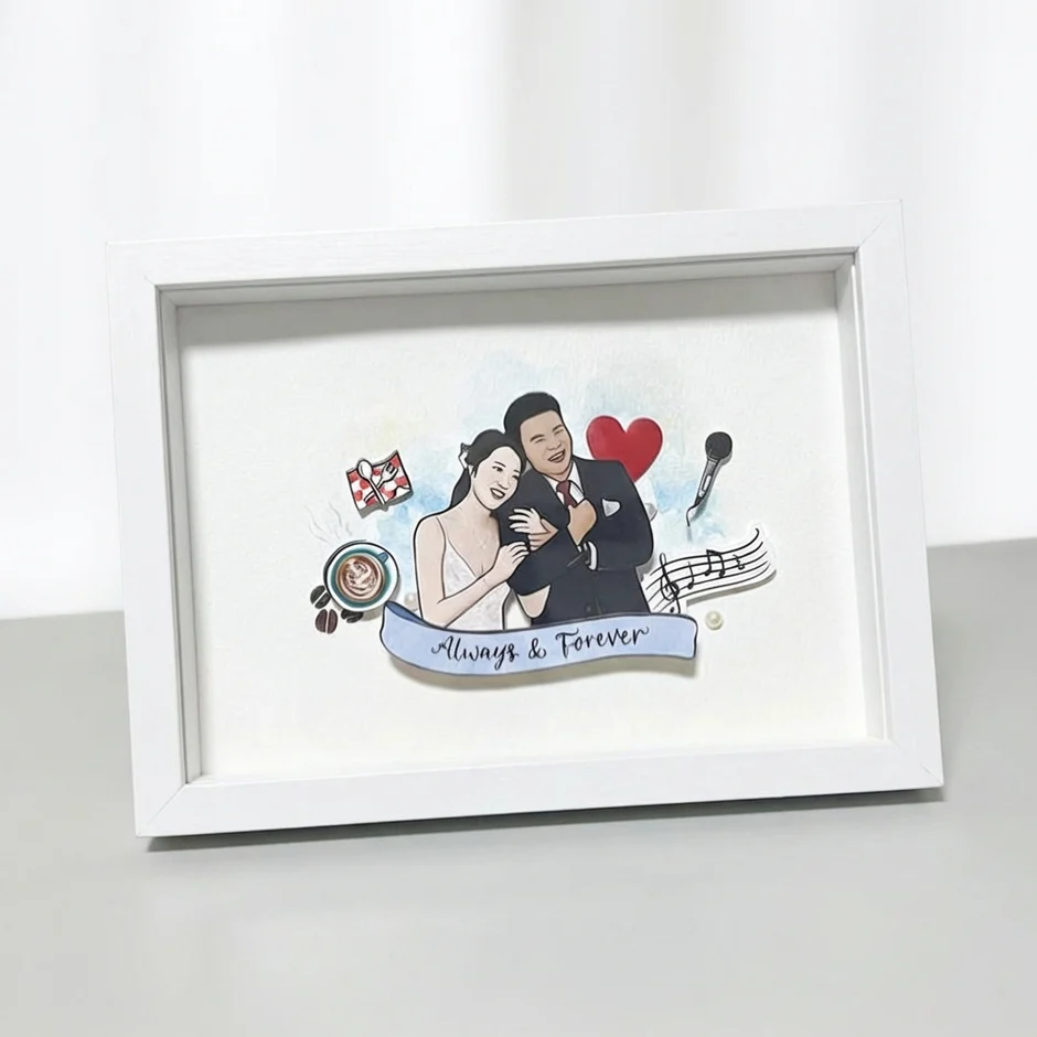 Custom Couple Portrait Print