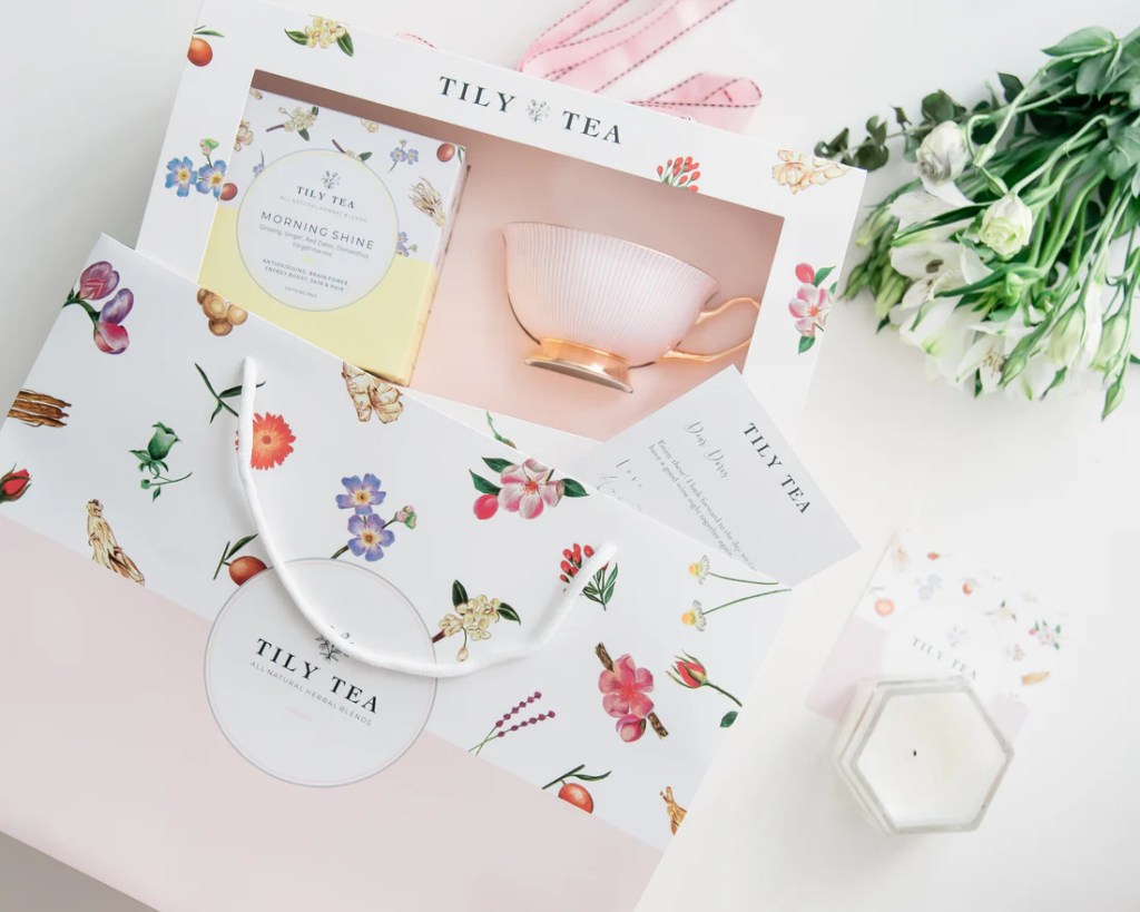 Tily Tea 1 Blend + Tea Cup Set Gift Box